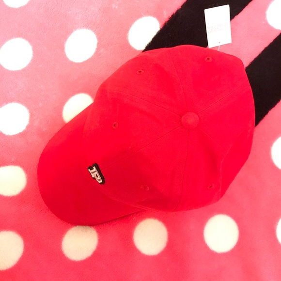 NEW💕VS PINK RED “P” MONOGRAM Baseball Hat Cap - Picture 6 of 9